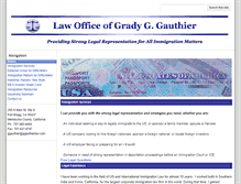 Tablet Screenshot of ggauthierlaw.com
